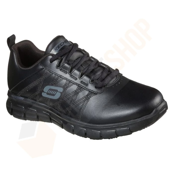 Skechers 76576 Sure track Női fekete munkacipő