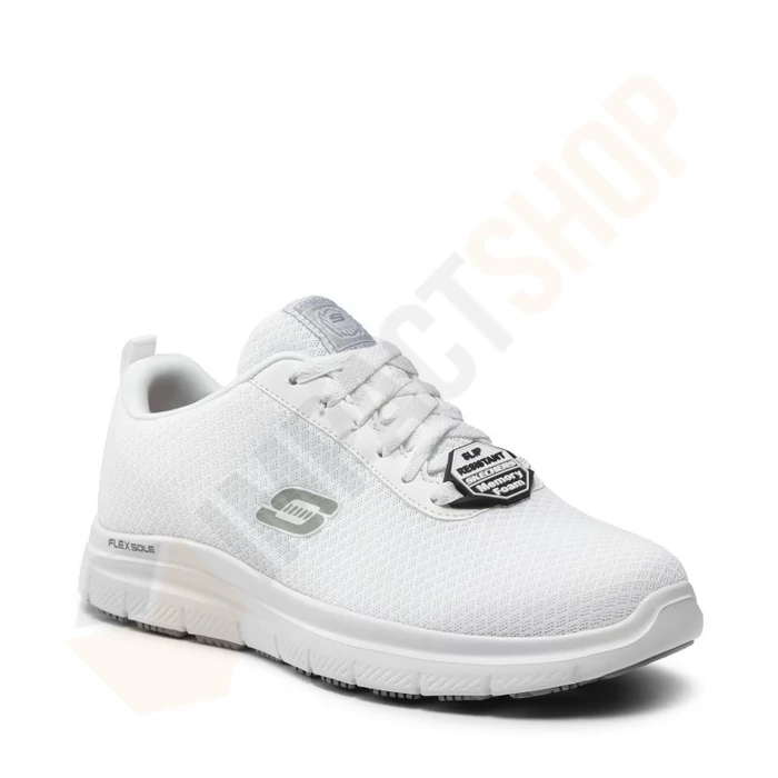 Skechers 77125 Férfi fehér munkacipő - Védőlábbelik