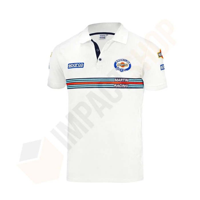 Sparco 01275MR Replica Martini Racing galléros póló