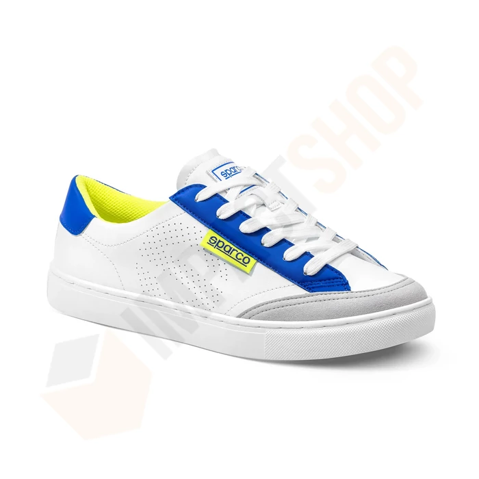 Sparco S-time cipő fehér-sárga - Sparco sneaker