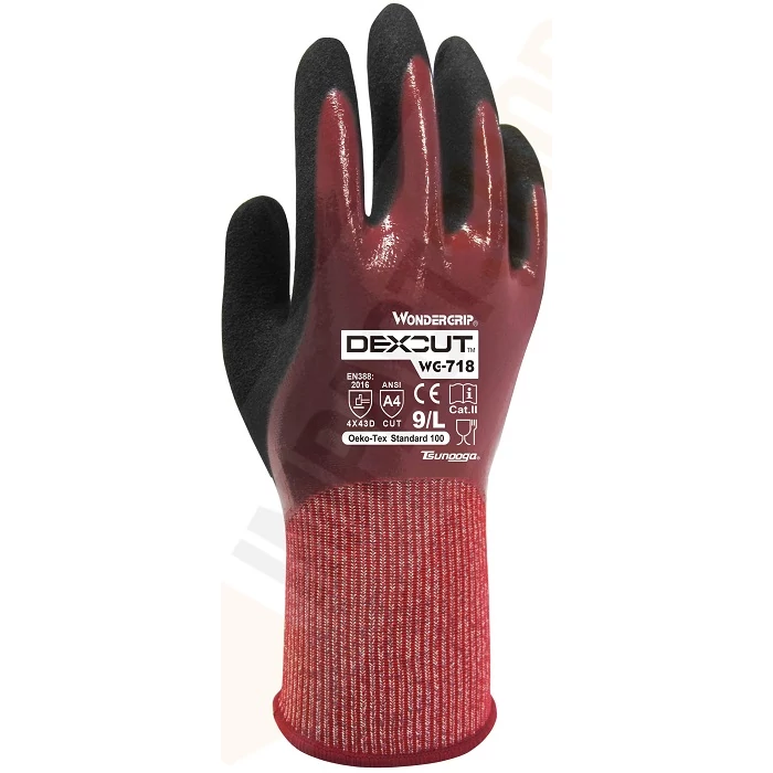 Wonder Grip Dexcut D vágásbiztos hőálló nitril kesztyű