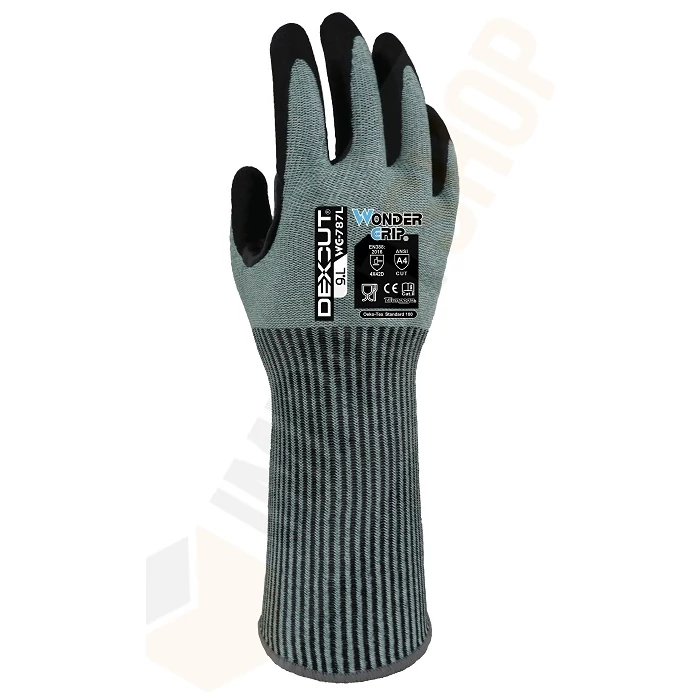 Wonder Grip Dexcut WG-787L D vágásbiztos nitril kesztyű
