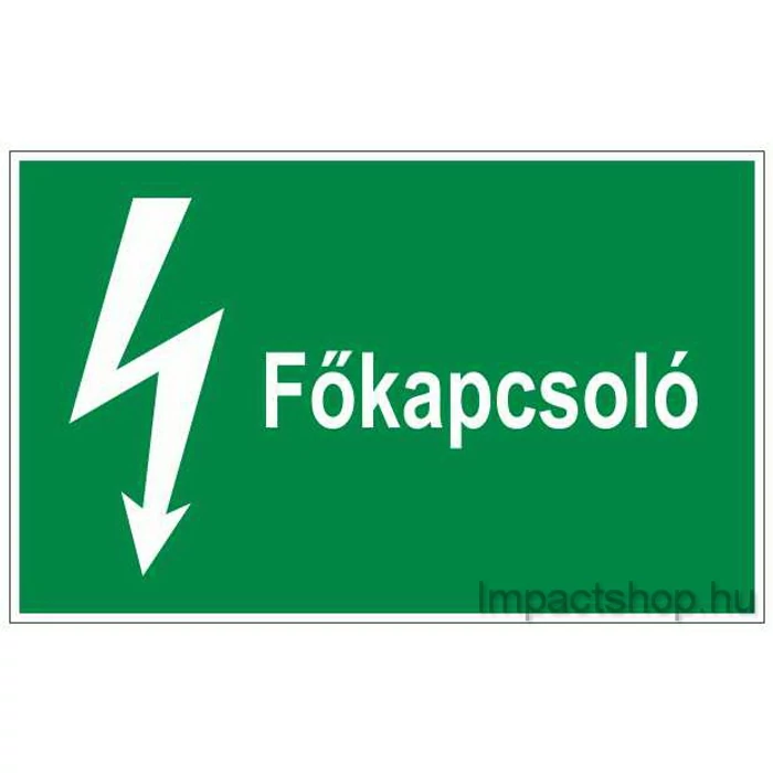 FŐKAPCSOLÓ (245X160 MM TÁBLA)