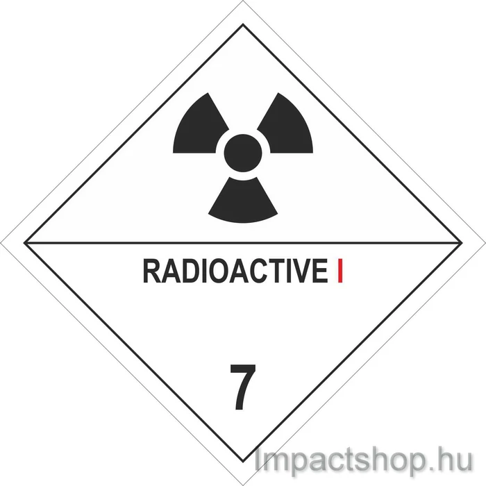 RADIOAKTÍV ANYAGOK I (100X100 MM MATRICA)