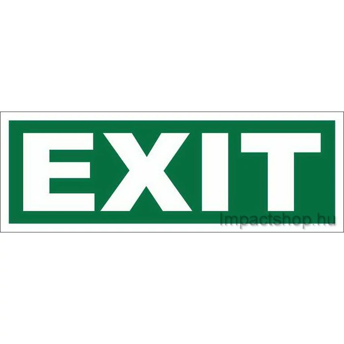 EXIT (300X100 MM TÁBLA)