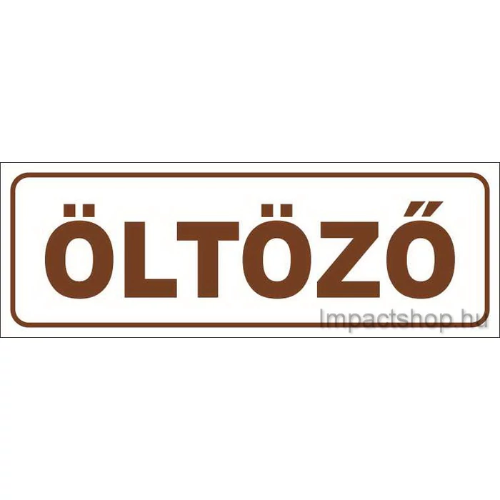 ÖLTÖZŐ (200X70 MM MATRICA)
