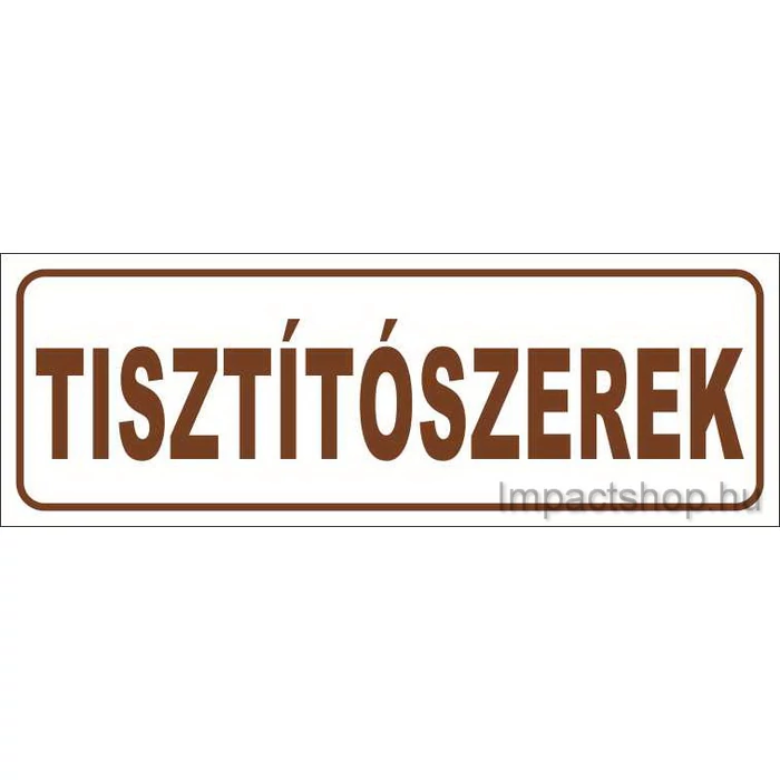 TISZTÍTÓSZEREK (200X70 MM MATRICA)