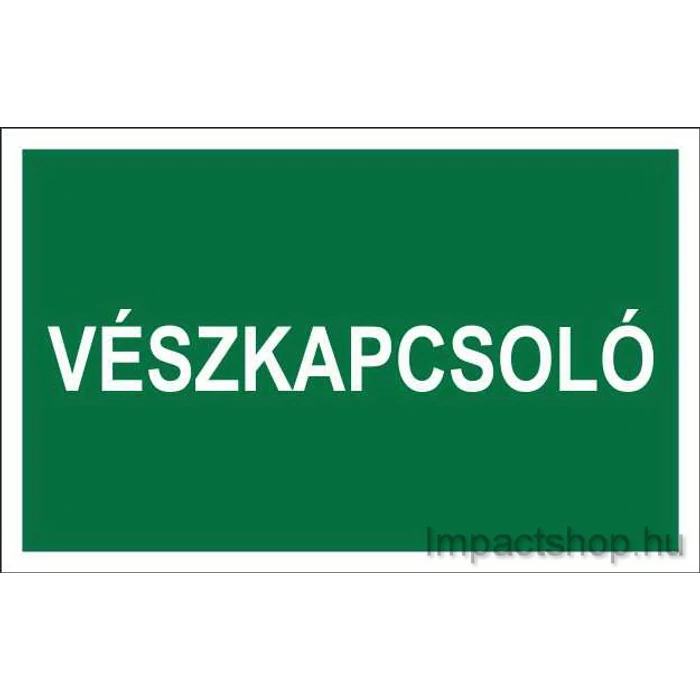 VÉSZKAPCSOLÓ (160X100 MM MATRICA) (KIÁRUSÍTÁS)