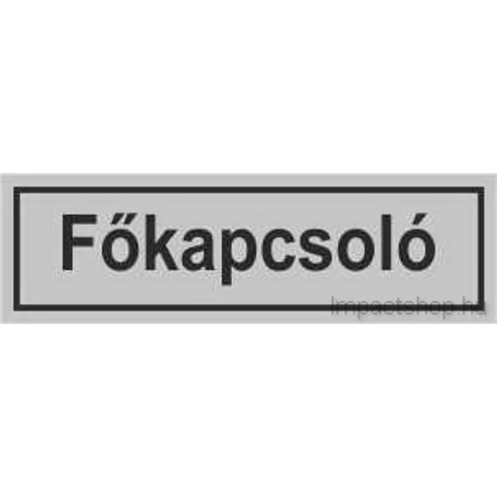 FŐKAPCSOLÓ (200X50 MM MATRICA)