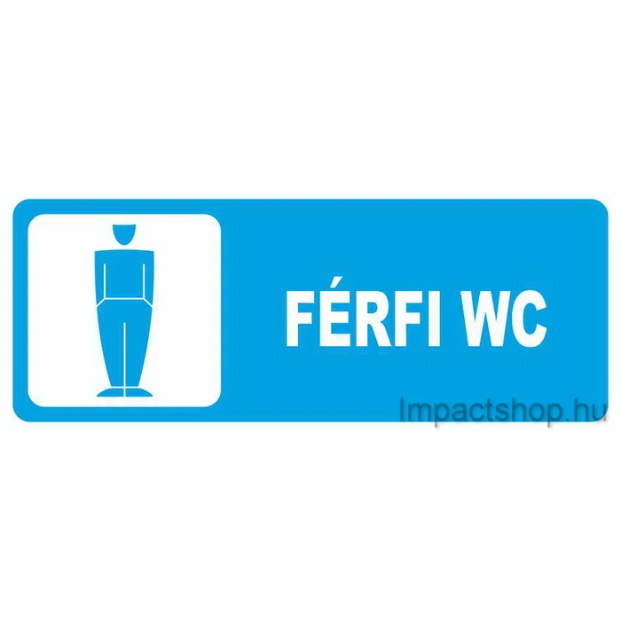 FÉRFI WC (250X100 MM MATRICA)